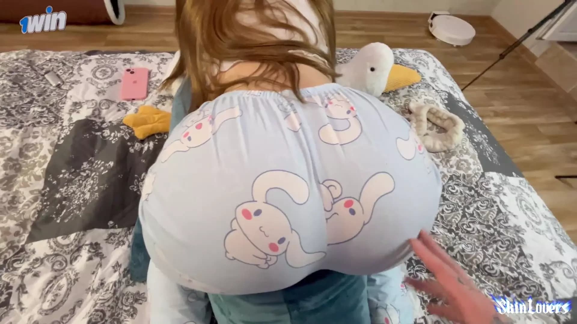 The Young Gamer Did not Want to Break Away from the Game and was Fucked Hard